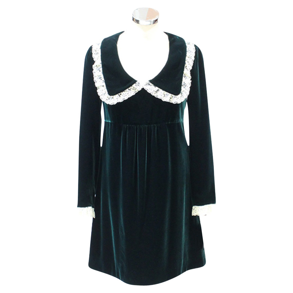 Saint Laurent Robe en Vert