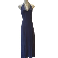 Brunello Cucinelli Kleid aus Seide in Blau