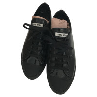 Miu Miu Trainers Patent leather in Black
