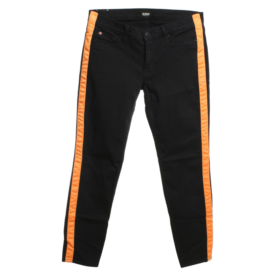 Hudson Jeans in nero / arancio