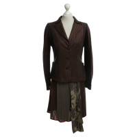 Christian Lacroix Dress & Blazer in brown