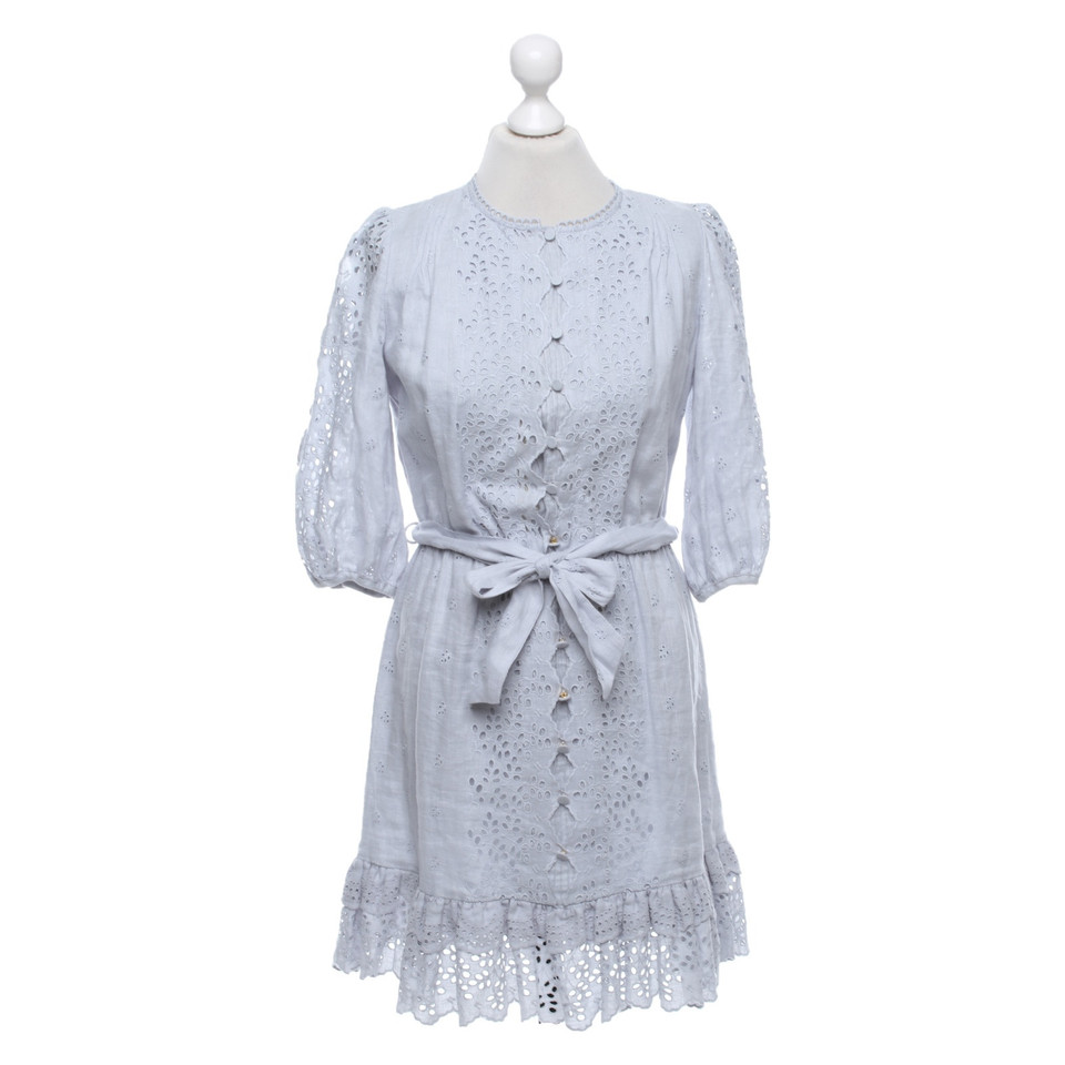 Zimmermann Kleid aus Leinen in Blau