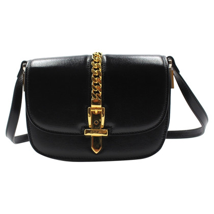 Gucci Sylvie Bag Small Leather in Black