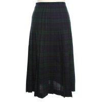 Bogner Pleated skirt with checked pattern