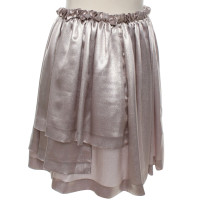 Rochas skirt with glitter coating