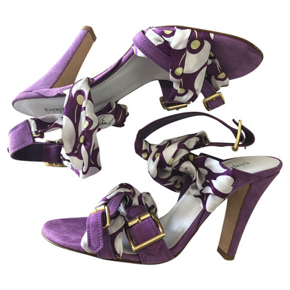 Patrizia Pepe Sandals Leather in Violet