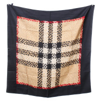Burberry Silk scarf with motif print