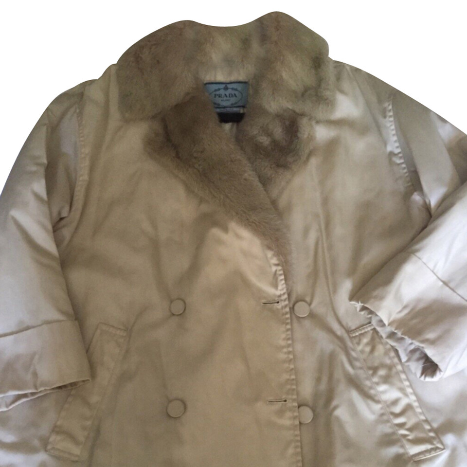 Prada Jacket/Coat in Beige