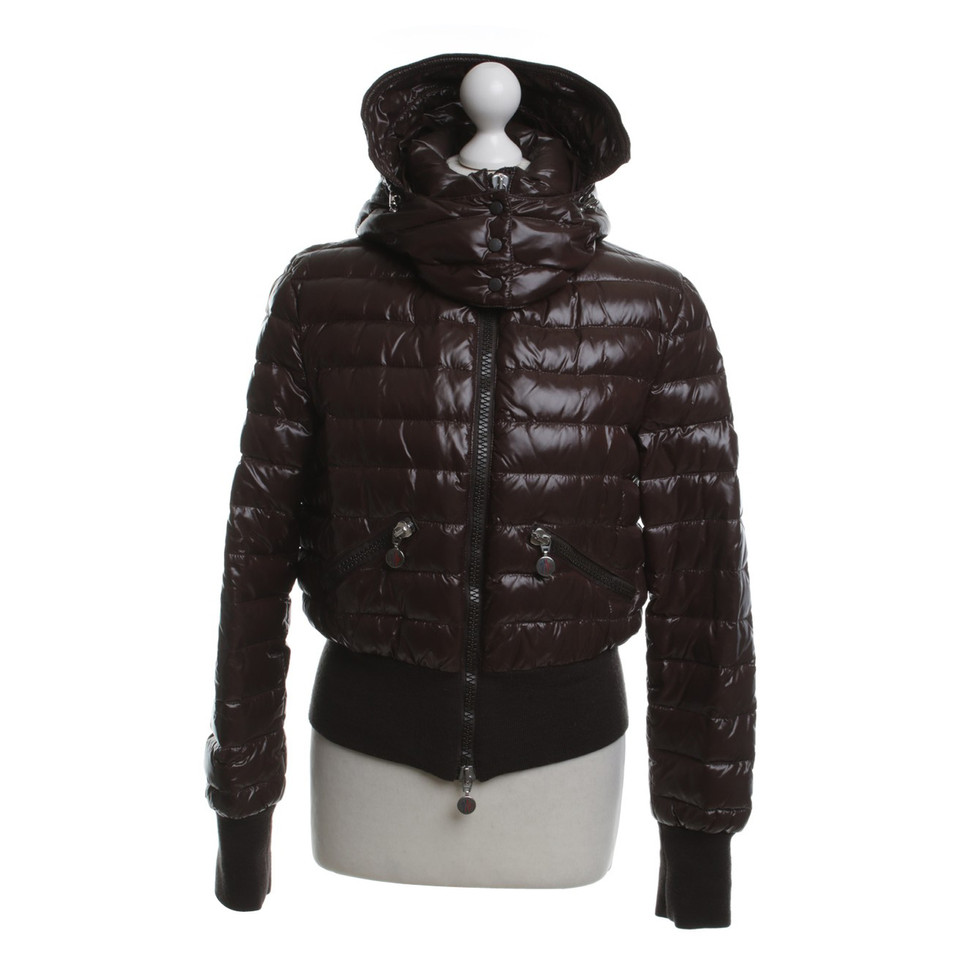 Moncler Down jacket in dark brown