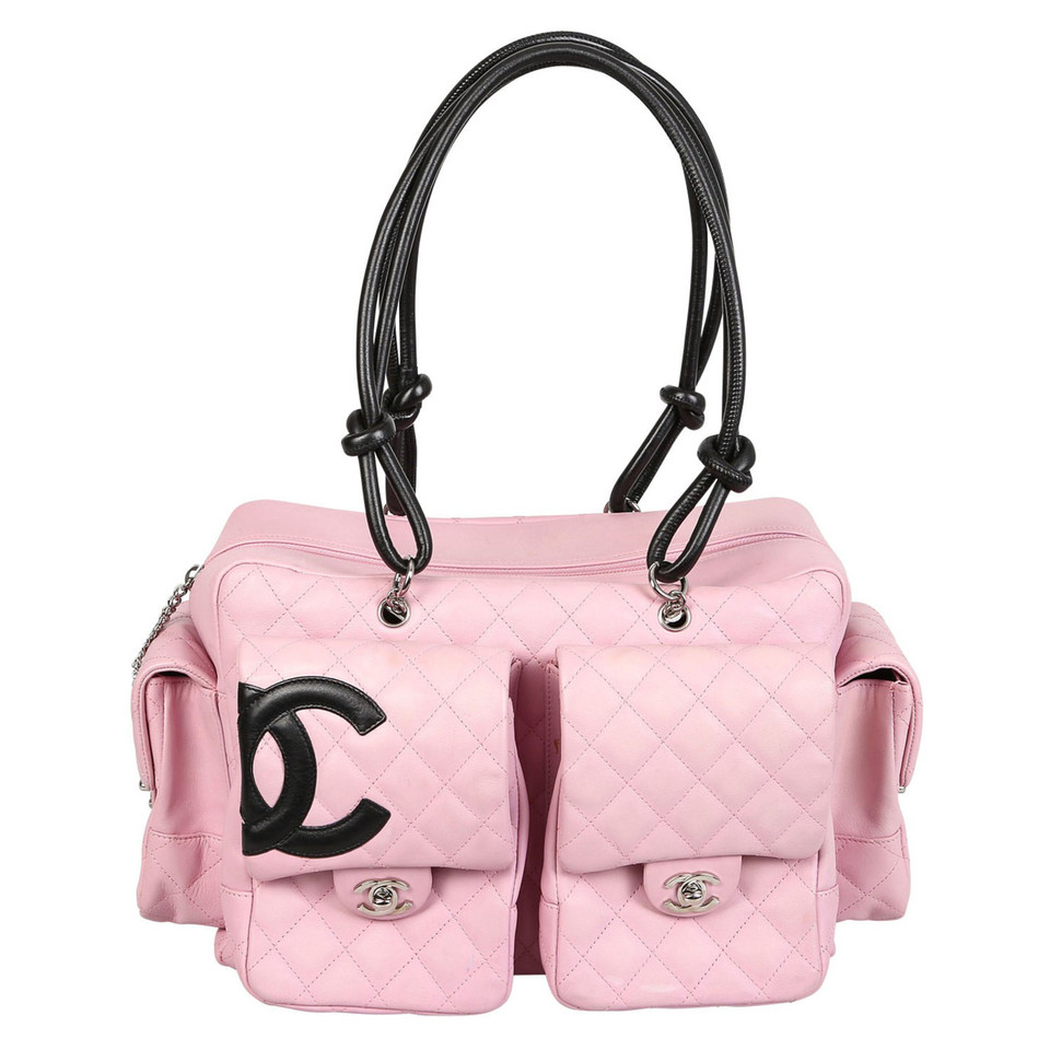 Chanel Sac à main en Cuir en Rose/pink