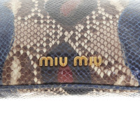 Miu Miu clutch made of embossed leather