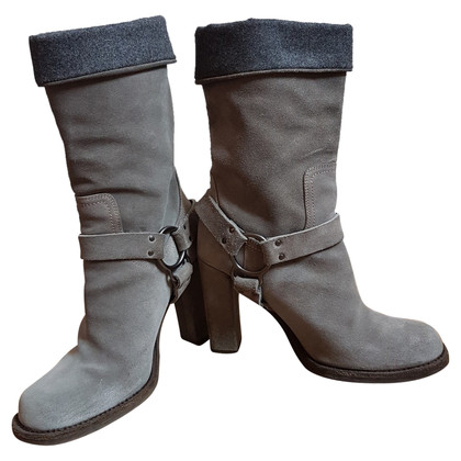 Brunello Cucinelli Ankle boots Suede in Grey