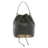 Moschino Shoulder bag Leather in Black
