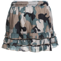 Pinko Short skirt in military look