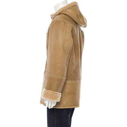 Yeezy Giacca/Cappotto in Pelle in Beige