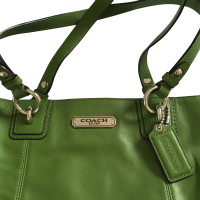 Coach Hand bag in moss green