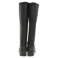 Shabbies Amsterdam Leather boots in black
