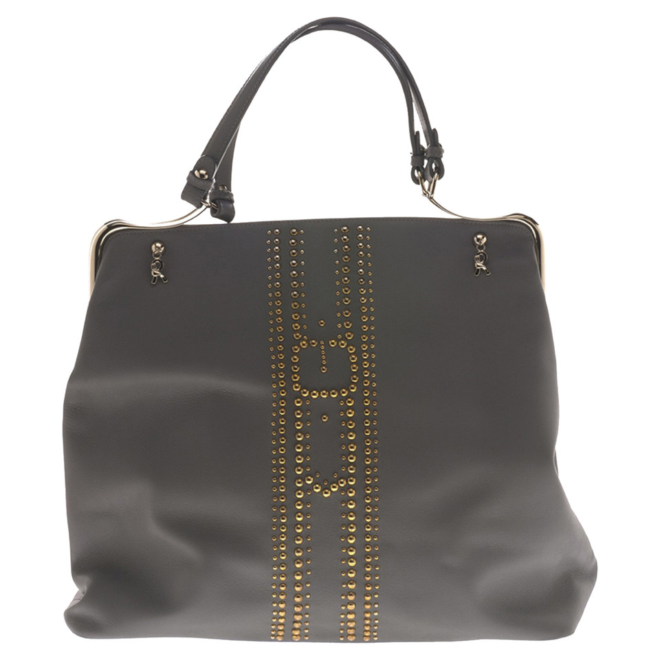 Roberta Di Camerino Handbag Leather in Grey