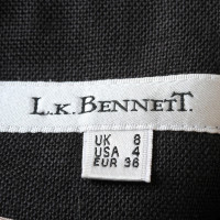 L.K. Bennett linen suit