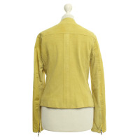 Iq Berlin Lime-colored leather jacket
