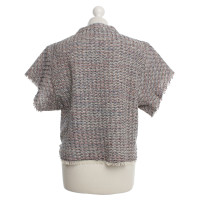 Iro Short-sleeved sweater with pattern