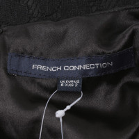 French Connection Kanten jurk in zwart