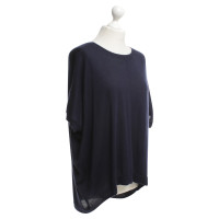 Donna Karan Knitted sweater in dark blue