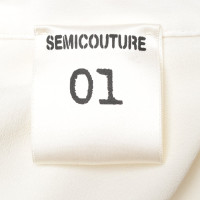 Semi Couture Bluse in Cremeweiß