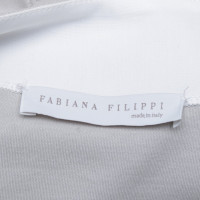 Fabiana Filippi Top in Grijs / wit