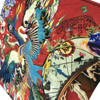 Christian Lacroix Scarf made of new wool