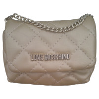 Moschino Love Clutch Bag in Gold
