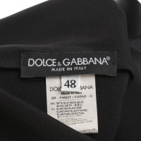 Dolce & Gabbana Zijden blouse in zwart