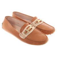 Tod's Leder-Slipper in Braun