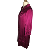 Diane Von Furstenberg zijden jurk in Magenta