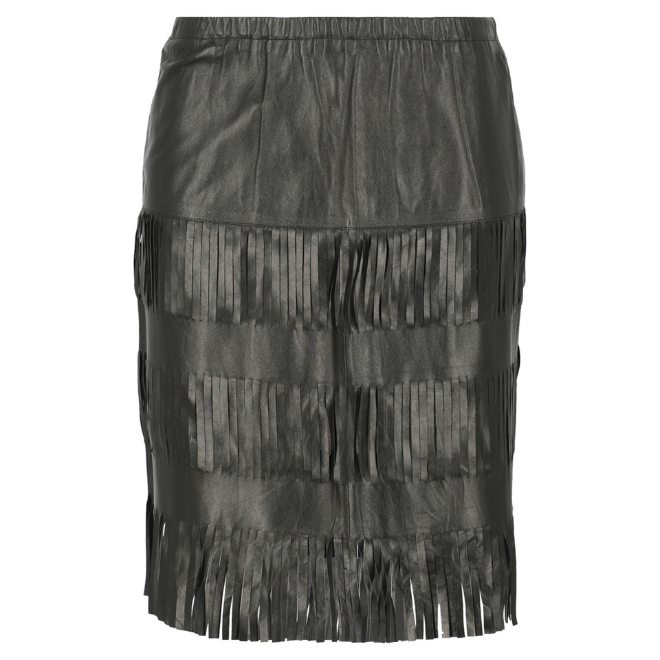 Gucci Skirt Leather in Black