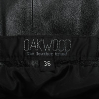 Oakwood Lederrock in Schwarz