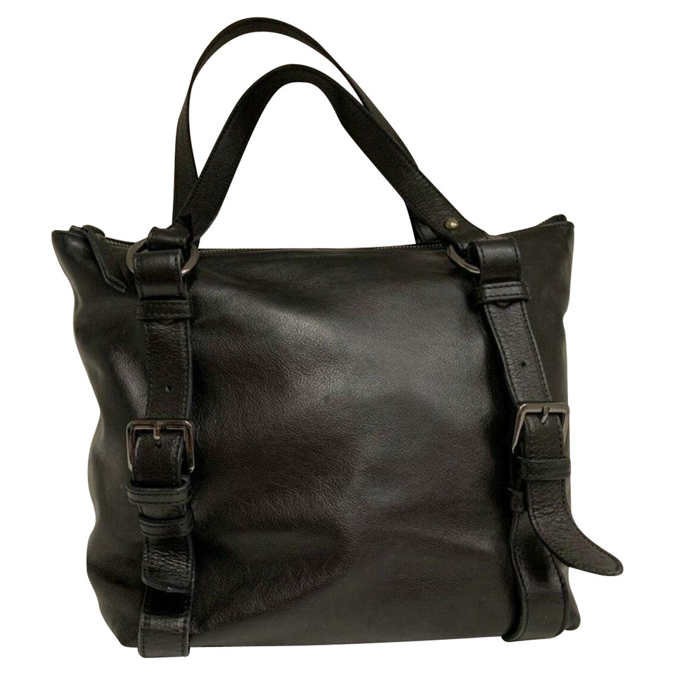 Innue' Tote bag Leather in Black