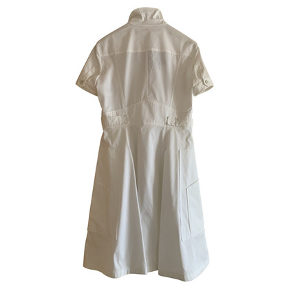 Versace Kleid aus Baumwolle in Weiß
