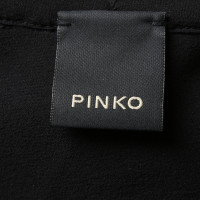 Pinko Oberteil aus Seide in Schwarz