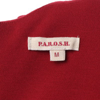 P.A.R.O.S.H. Robe en rouge / noir