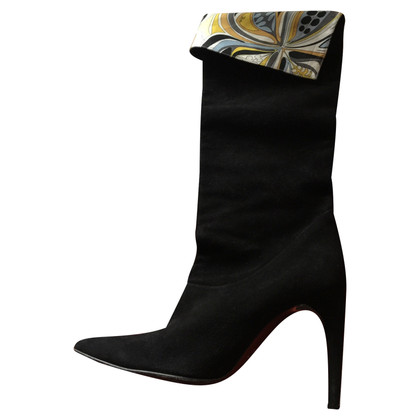 Emilio Pucci Boots Leather in Black