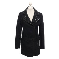 Pierre Balmain Jacket/Coat Cotton in Black