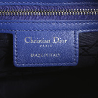 Christian Dior "Medium Lady Dior" in blu
