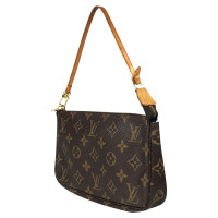 Louis Vuitton Pochette in Tela in Marrone