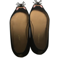 Dsquared2 Slippers/Ballerinas Suede in Black