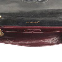 Chanel Handtas Leer in Zwart