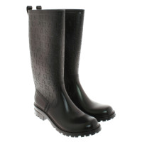 Marc By Marc Jacobs Des bottes en caoutchouc en vert foncé