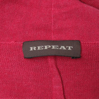 Repeat Cashmere Strickjacke in Fuchsia