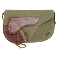 Christian Dior Gaucho Saddle Bag en Kaki