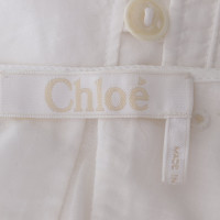 Chloé Robe à bretelles en blanc